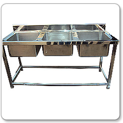 Three Sink Unit India